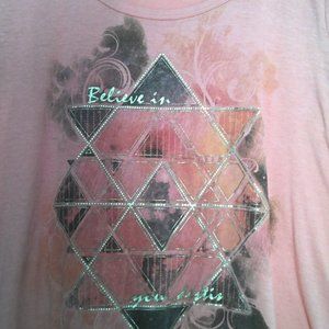 Maurices 1X Coral Pink Shirt